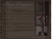 Tablet Screenshot of haircouturerohnertpark.com
